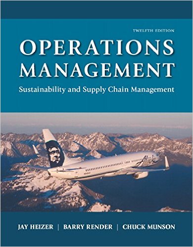 Test Bank for Operations Management Sustainability and Supply Chain Management 12th Edition by Jay Heizer