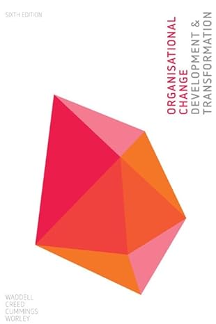 Test Bank for Organisational Change Development and Transformation 6th Edition by Dianne Waddell