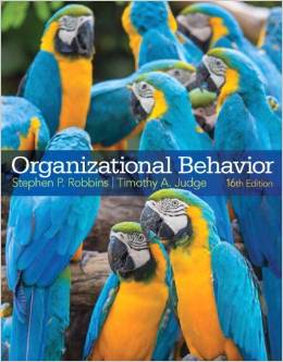 Test Bank for Organizational Behavior 16th Edition by Stephen P. Robbins