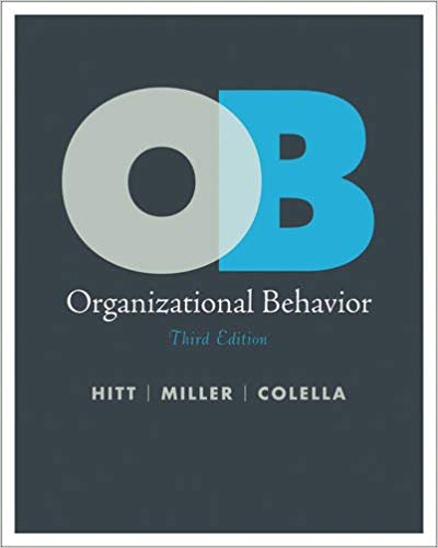 Test Bank for Organizational Behavior 3rd Edition by Michael A. Hitt