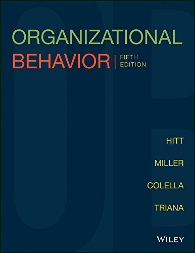 Test Bank for Organizational Behavior 5th Edition by Michael A. Hitt