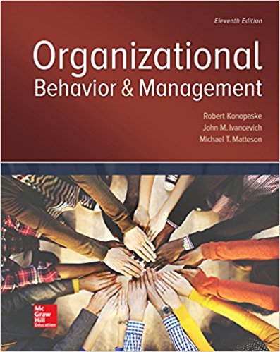 Test Bank for Organizational Behavior and Management 11th Edition by Robert Konopaske