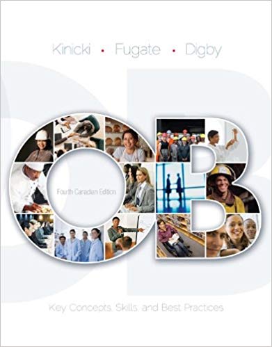 Test Bank for Organizational Behaviour 4th Canadian Edition by Angelo Kinicki