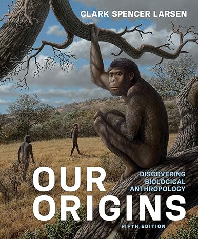 Test Bank for Our Origins Fifth Edition by Clark Spencer Larsen