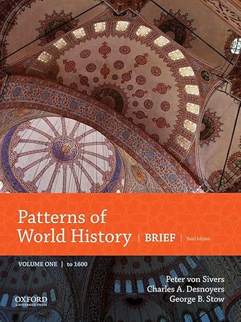 Test Bank for Patterns of World History Brief 3rd Edition by Peter von Sivers