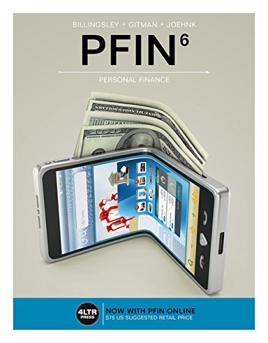 Test Bank for PFIN 6 6th Edition by Randall Billingsley