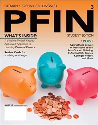 Test Bank for PFIN3 3rd Edition by Lawrence J. Gitman