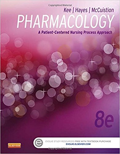 Test Bank for Pharmacology A Patient Centered Nursing Process Approach 8th Edition by Kee