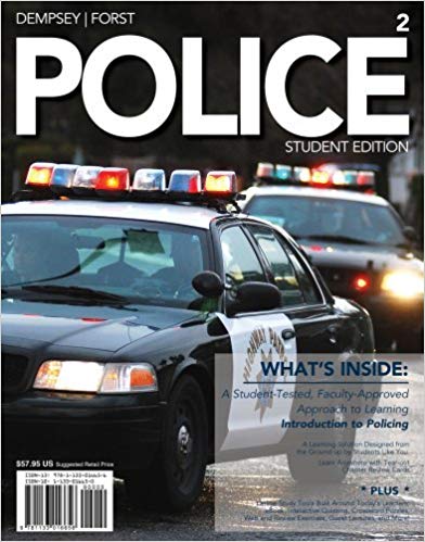 Test Bank for POLICE 2nd Edition by John S. Dempsey
