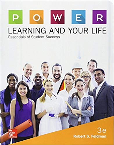 Test Bank for P.O.W.E.R. Learning and Your Life Essentials of Student Success 3rd Edition by Feldman
