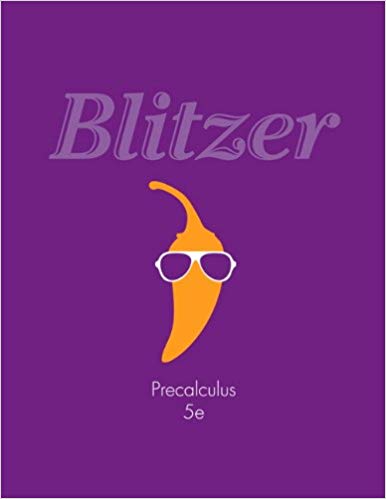 Test Bank for Precalculus 5th Edition by Robert F. Blitzer