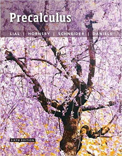 Test Bank for Precalculus 6th Edition by Margaret L. Lial