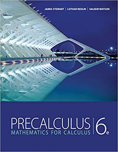 Test Bank for Precalculus Mathematics for Calculus 6th Edition by James Stewart