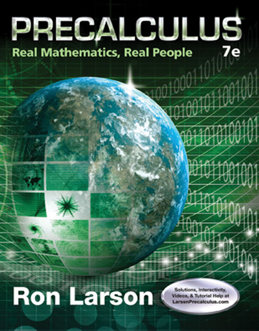 Test Bank for Precalculus Real Mathematics Real People 7th Edition by Ron Larson