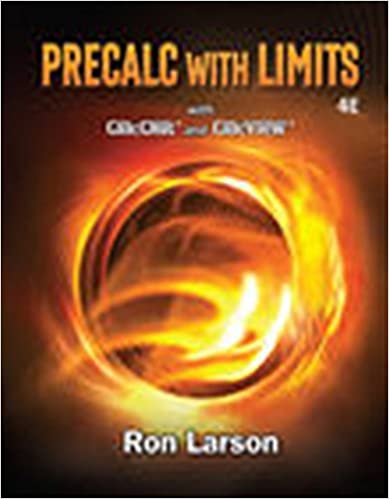 Test Bank for Precalculus with Limits 4th Edition by Ron Larson