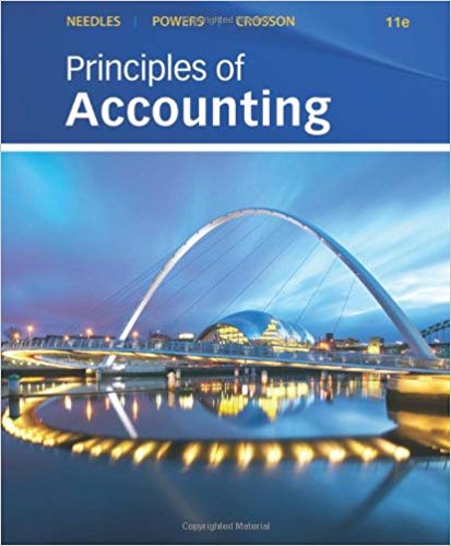 Test Bank for Principles of Accounting 11th Edition by Belverd E. Needles