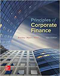 Test Bank for Principles of Corporate Finance 12th Edition by Richard Brealey