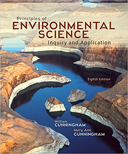 Test Bank for Principles of Environmental Science 8th Edition by William P Cunningham Prof