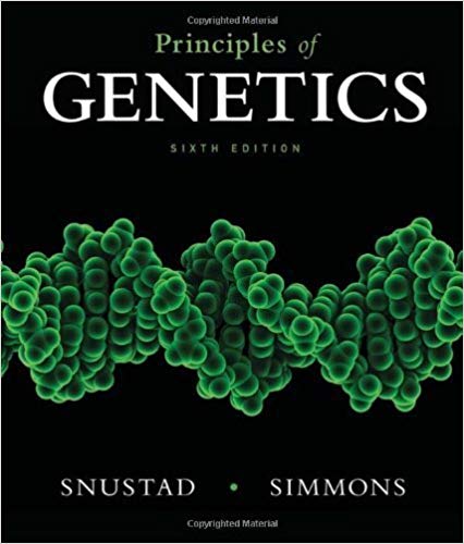 Test Bank for Principles of Genetics 6th Edition by Snustad