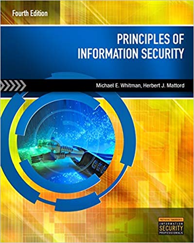 Test Bank for Principles of Information Security 4th Edition by Michael E. Whitman