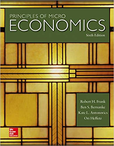 Test Bank for Principles of Microeconomics 6th Edition by Robert H. Frank