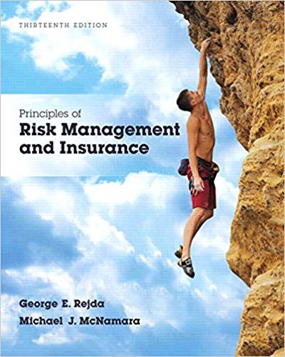 Test Bank for Principles of Risk Management and Insurance 13th Edition by George E. Rejda