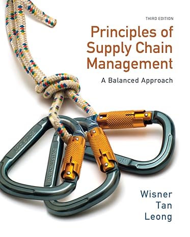 Test Bank for Principles of Supply Chain Management A Balanced Approach 3rd Edition by Joel D. Wisner