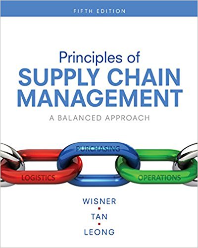 Test Bank for Principles of Supply Chain Management A Balanced Approach 5th Edition by Joel D. Wisner
