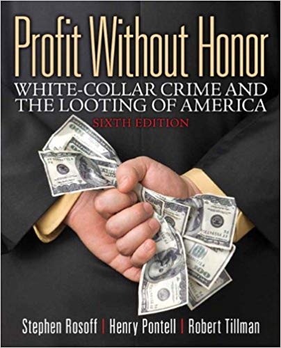 Test Bank for Profit Without Honor White Collar Crime and the Looting of America 6th Edition by Stephen M. Rosoff