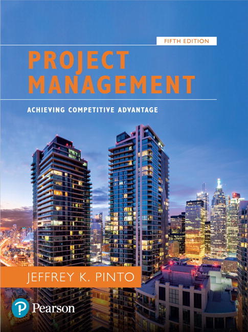 Test Bank for Project Management Achieving Competitive Advantage 5th Edition by Jeffrey K. Pinto