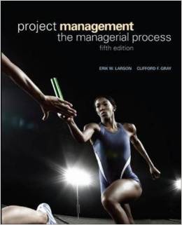 Test Bank for Project Management The Managerial Process 5th Edition by Erik Larson