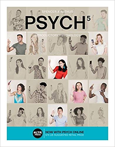 Test Bank for PSYCH 5 Introductory Psychology 5th Edition by Spencer A. Rathus