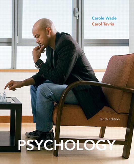Test Bank for Psychology 10th Edition by Carole Wade Carol Tavris