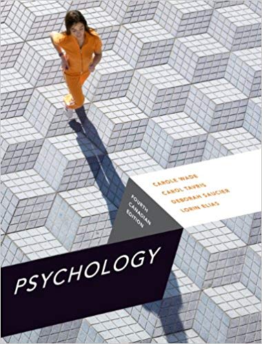 Test Bank for Psychology 4th Canadian Edition by Carole Wade