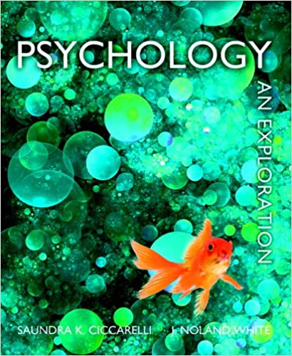 Test Bank for Psychology An Exploration 1st Edition by Saundra K. Ciccarelli
