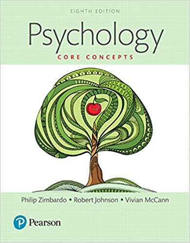 Test Bank for Psychology Core Concepts 8th Edition by Philip G. Zimbardo