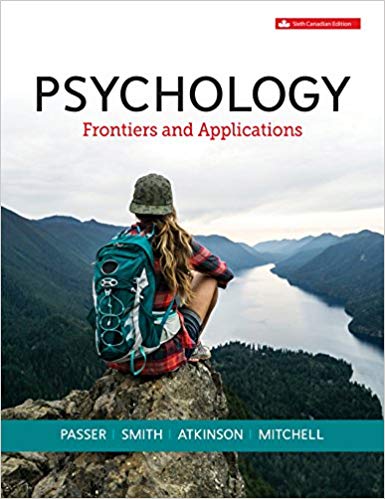 Test Bank for Psychology Frontiers and Applications 6th Canadian Edition by Michael W. Passer