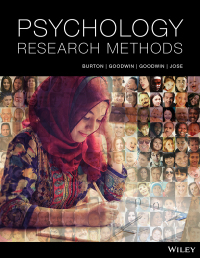 Test Bank for Psychology Research Methods 1st edition by Lorelle J. Burton