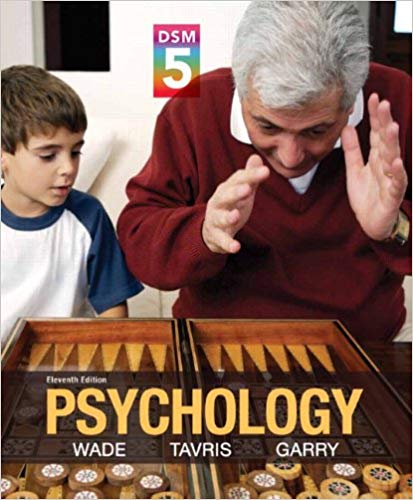Test Bank for Psychology with DSM 5 Update 11th Edition by Carole Wade