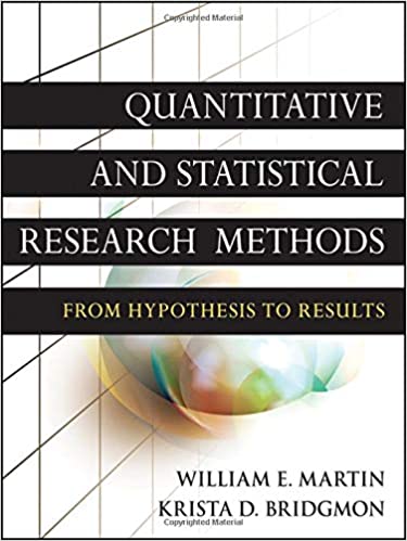 Test Bank for Quantitative and Statistical Research Methods From Hypothesis to Results 1st Edition by William E. Martin