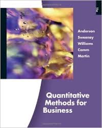 Test Bank for Quantitative Methods for Business 11th Edition by David R. Anderson