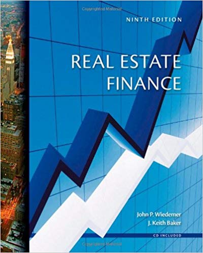 Test Bank for Real Estate Finance 9th Edition by John P. Wiedemer