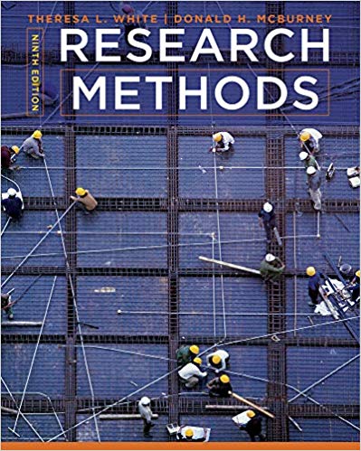 Test Bank for Research Methods 9th Edition by Theresa L. White