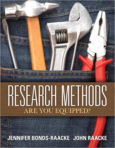 Test Bank for Research Methods Are You Equipped 1st Edition by Jennifer Raacke