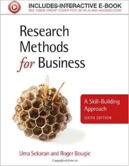 Test Bank for Research Methods for Business A Skill Building Approach 6th Edition by Uma Sekaran
