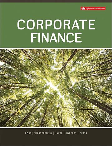 Test Bank for Ross 8CDNe Corporate Finance 8CDNe