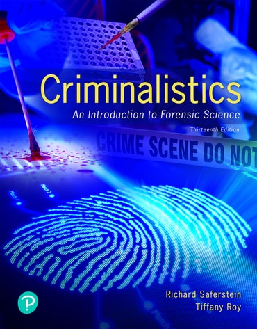 Test Bank for Saferstein 13e Criminalistics An Introduction to Forensic Science 13e