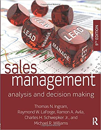 Test Bank for Sales Management Analysis and Decision Making 9th Edition by Thomas N. Ingram