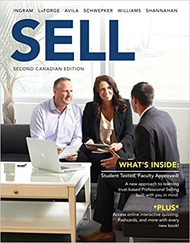 Test Bank for SELL 2 Canadian 2nd Edition by Thomas N. Ingram