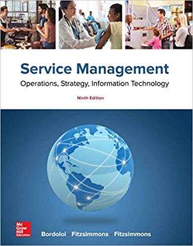 Test Bank for Service Management Operations Strategy Information Technology 9th Edition by Sanjeev Bordoloi